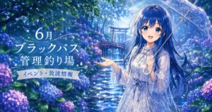 6月ブラックバス管理釣り場イベント・放流情報を案内するみずは